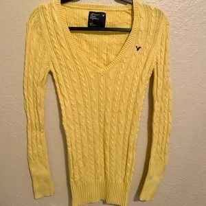 American Eagle Cable Knit Sweater